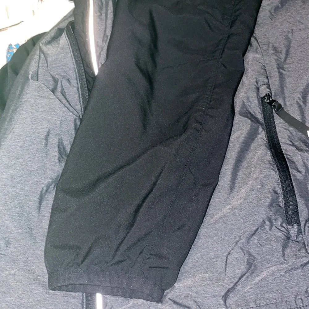 ADIDAS MENs soccer jacket Size M Color Black Gray